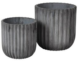Broste Copenhagen - Zestaw dwóch betonowych donic Fiber