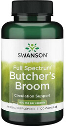 SWANSON Full Spectrum Butcher''s Broom 470mg 100caps