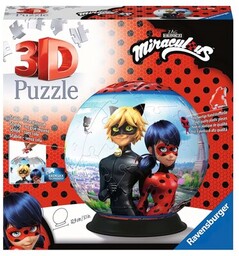 RAVENSBURGER Puzzle 3D Miraculous 11167 (72 elementy)