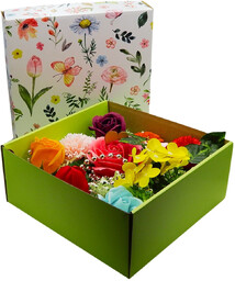 Flower Box Kwiaty Mydlane Róże Twoja Dedykacja Z1