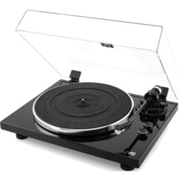 JVC Gramofon AL-E534B Czarny, Manualny, Napęd paskowy, Bluetoothn