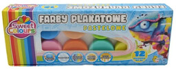 Farby plakatowe pastelowe 12 kolorów 20ml - Sweet