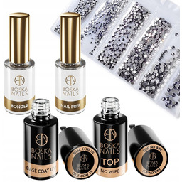 Zestaw do hybrydy Boska Nails Base Coat +