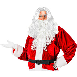 Peruka i broda Święty Mikołaj - 1 kpl.