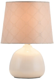 Rabalux Klasyczna lampa stołowa Ellie 4380 ceramiczna beżowa