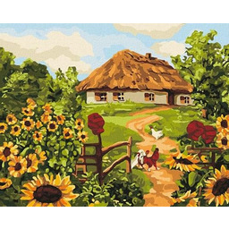 Ideyka Malowanie po numerach - domek ukraiński 40
