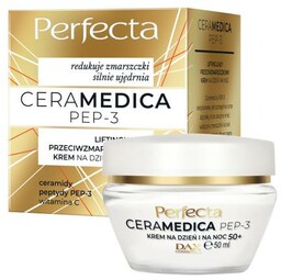 PERFECTA Ceramedica PEP-3 Liftingujący przeciwzmarszczkowy krem na dzień
