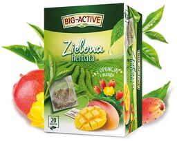BIG ACTIVE Herbata zielona z opuncją i mango