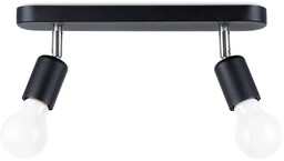 Plafon FORNES 2 czarny SL.1121 - Sollux