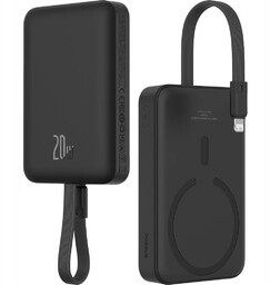 Powerbank magentyczny 10000 mAh, ładowanie indukcyjne 20W MagSafe