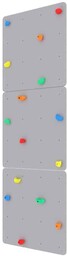 ścianka wspinaczkowa kwadraty szary kolorowy