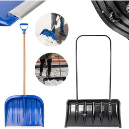 Zestaw do odśnieżania pług do śniegu czarny +