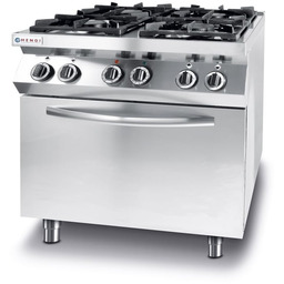 Hendi Kuchnia gazowa z 4 palnikami i konwekcyjnym