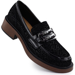 Skórzane półbuty damskie lordsy D&A S.Barski Premium Collection