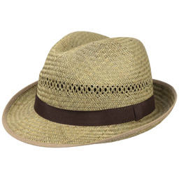 Kapelusz Trilby Słomkowy Classic by Lipodo, naturalny, cm