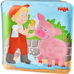 Książeczka do kąpieli Farmer czyścioch HB304707-Haba, zabawki edukacyjne