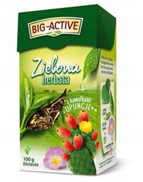 Herbata zielona z kawałkami opuncji liściasta 100g