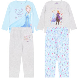 Zestaw Piżama Anna I Elsa-kraina Lodu 92cm-2 pary