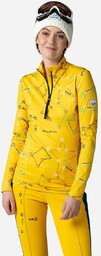 Bluza Rossignol JCC damska Booster 1/2 Zip żółta