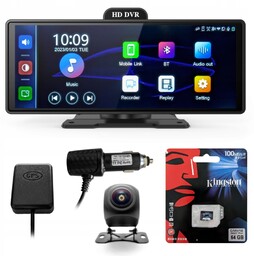 Stacja Multimedialna Rejstrator Android Apple Carplay Dvr 4K