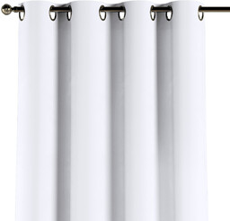 Zasłona na kółkach 1 szt., śnieżnobiały, Crema