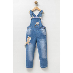 Spodnie ogrodniczki jeans dla dzieci rozmiar 98 (3