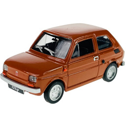 KOLEKCJA PRL FIAT 126P MALUCH BRĄZOWY 1:43