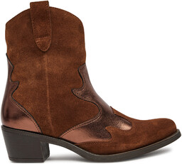 Kowbojki Unisa Grette_Bs_Mec Brązowy