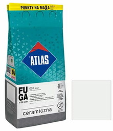 ATLAS Fuga ceramiczna 001 biały 5kg