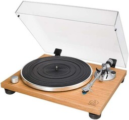 Audio-Technica AT-LPW30TK Manualny Napęd paskowy Przedwzmacniacz Drewniany Gramofon