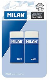 MILAN BMM9232 zestaw 2 gumek do ścierania