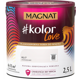 Farba Love Magnat 5 L. KL17 jasnoszary mat