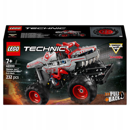 Lego Technic 42200 Monster Jam ThunderROARus napęd pull-back