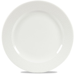 TALERZ PŁYTKI ISLA 23,4 cm PORCELANA KREMOWA CHURCHILL