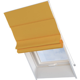 Roleta na okno dachowe Rimini, żółty, Loneta