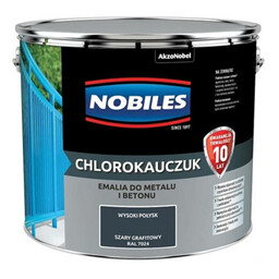 Chlorokauczuk Nobiles szary grafitowy 5l