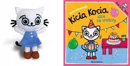 Zestaw: Maskotka Kicia Kocia 30cm+ Kicia Kocia idzie