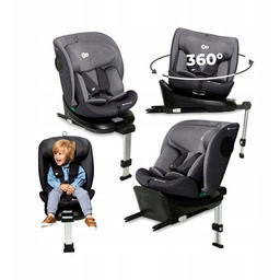 Fotelik Samochodowy Kinderkraft I-360 I-size 40-150CM Isofix Obrotowy