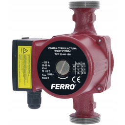 Pompa cyrkulacyjna Ferro 25-40 180 do c.w.u wody