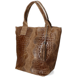 Torebka Luka 26-026 Croco Taupe