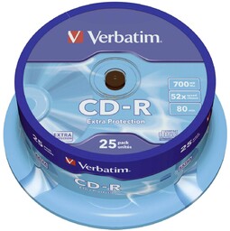 Verbatim CD-R 700MB x50 cakebox 25 szt. Colour