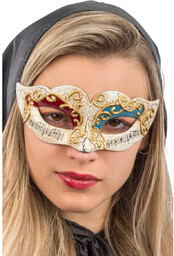 Maska karnawałowa złota