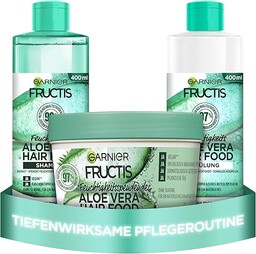 Garnier Zestaw do włosów suchych z aloesem,