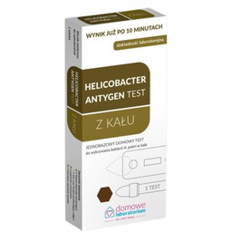 DOMOWE LABORATORIUM Test helicobacter antygen z kału (1