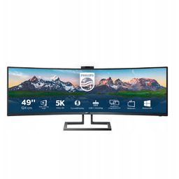 Philips Monitor 48.8 cala 499P9H Curved Va HDMIx2