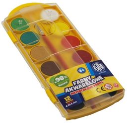 Farby akwarelowe 12 kolorów Astra 220212