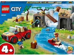 LEGO City, klocki, Terenówka ratowników dzikich zwierząt, 60301