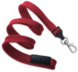 Szeroka 10mm bezpieczna regulowana smycz do identyfikatora +