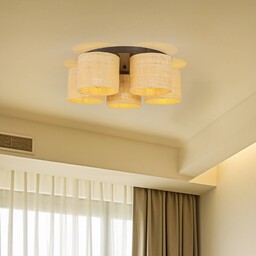 Luminex Lampa sufitowa Jovin z pięcioma abażurami