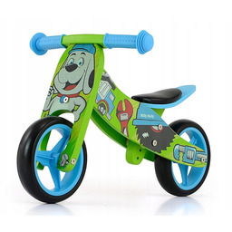 Rowerek biegowy Milly Mally Jake 2w1 Bob Niebiesko-zielony